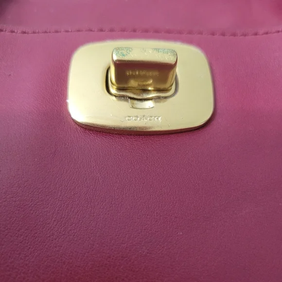 Coach Magenta Leather Chelsea Carryall Satchel - Picture 6 of 16